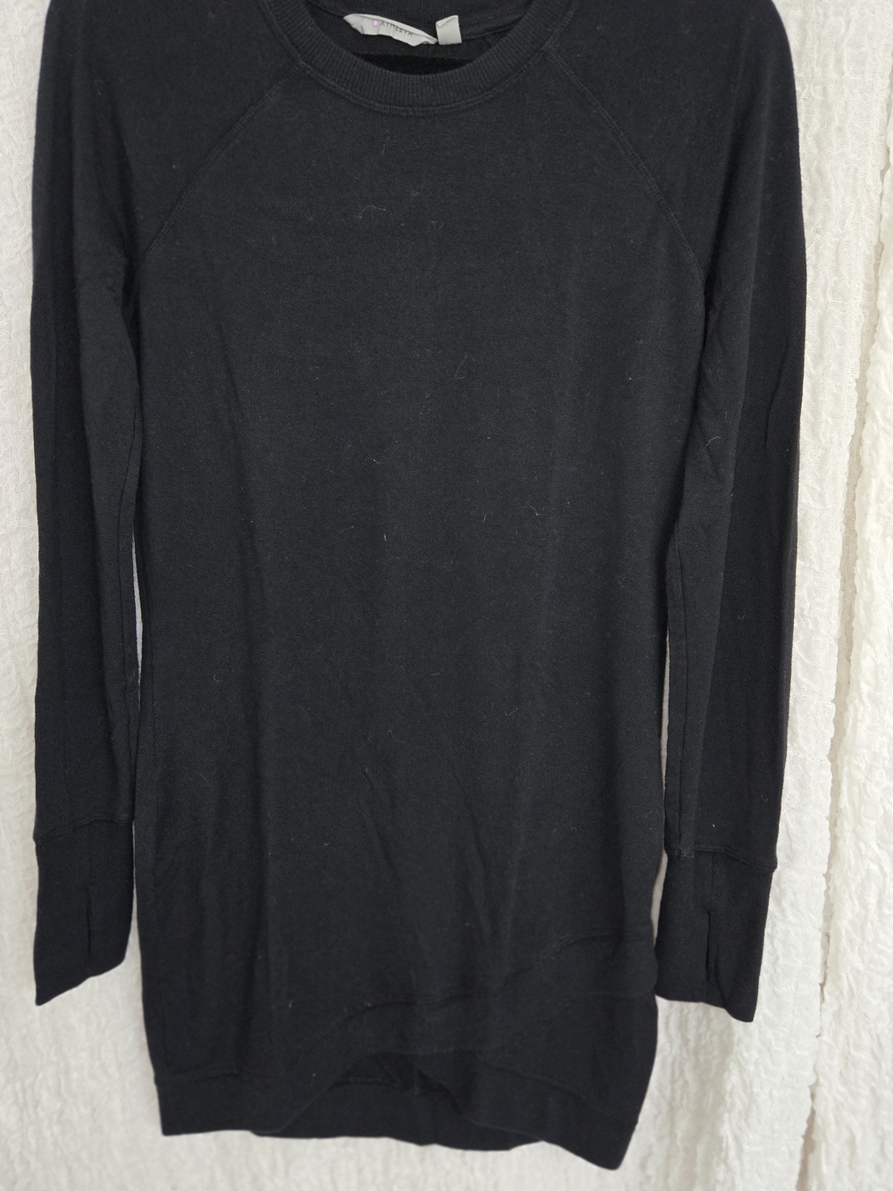 Athleta Size Xs Women's Black Crewneck‎ Tunic